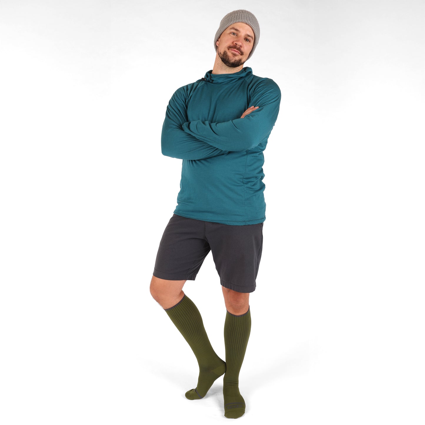 Forest Green Knee High Compression Socks